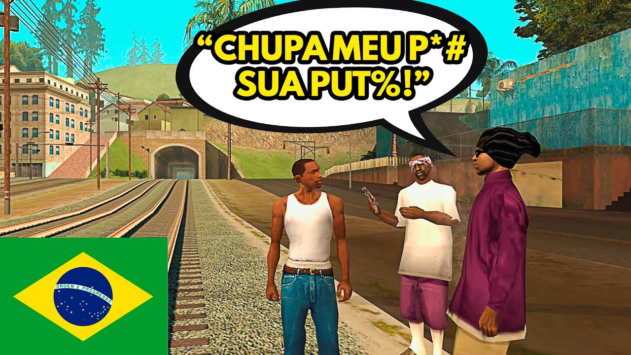 CONHEÇAM o GTA SA DUBLADO - TA LOUCO DEMAIS!!!