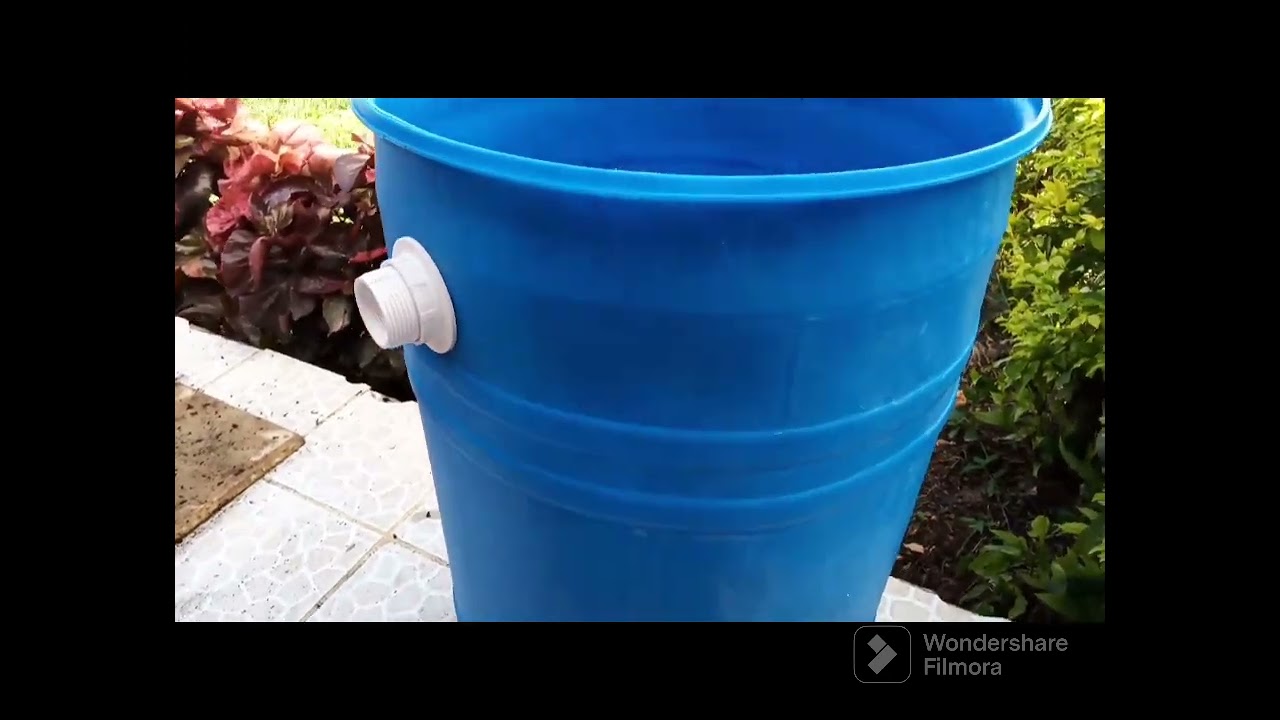 Filtro DIY para estanques de koi