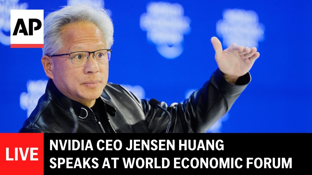 Davos LIVE: Nvidia CEO Jensen Huang speaks at World Economic Forum