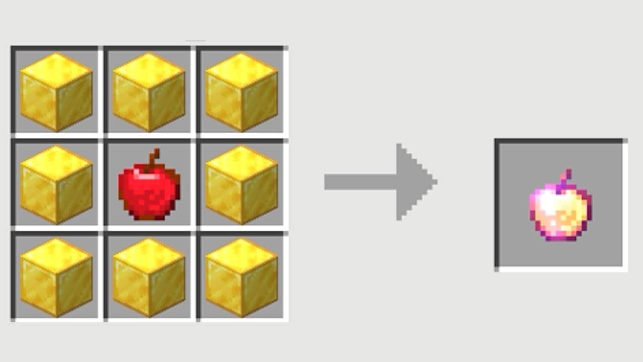 Crafting an ENCHANTED golden apple