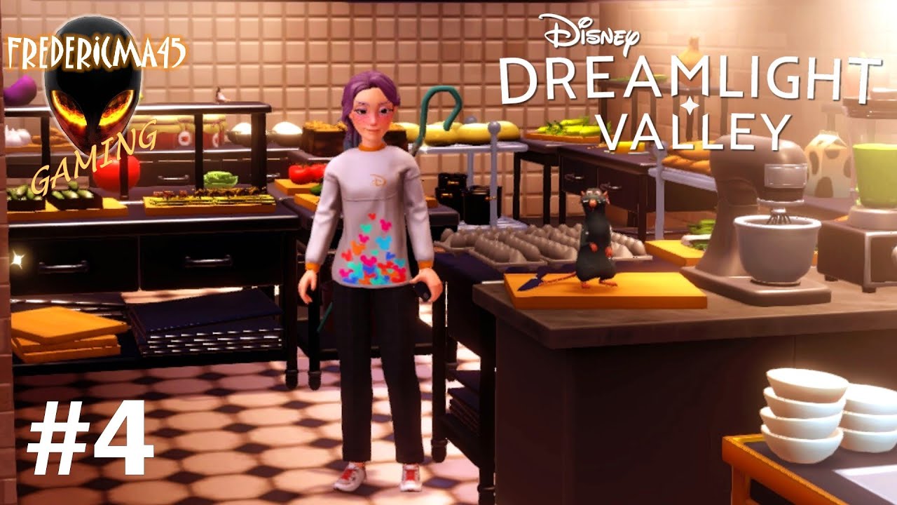 Disney Dreamlight Valley [FR] Accueil chaleureux & Restaurant de Remy - Recette Ratatouille #4