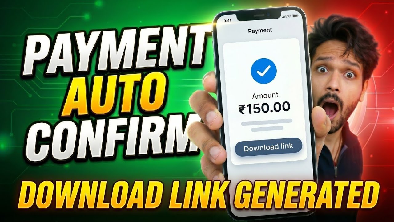 Automatic Payment Verification & Instant File Delivery (No Coding) 🚀 Auto Payment Approval System