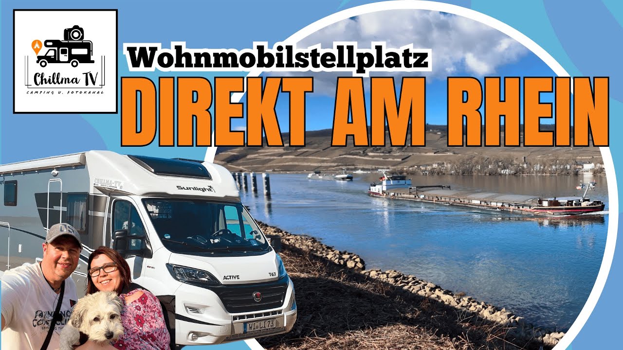 Camping direkt am Rhein in Bingen 🅾️ ein wunderschöner Tag mit tollen Erlebnissen 🅾️