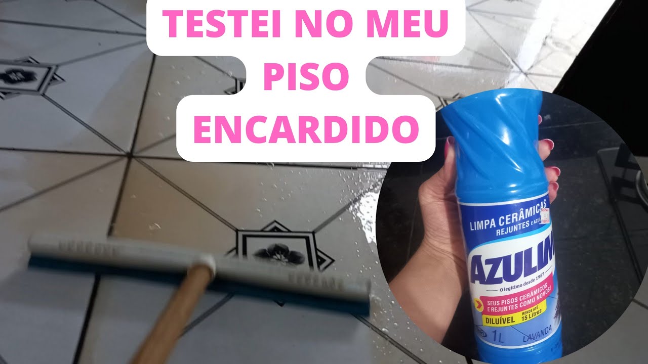 testando azulim/ será que limpa mesmo?