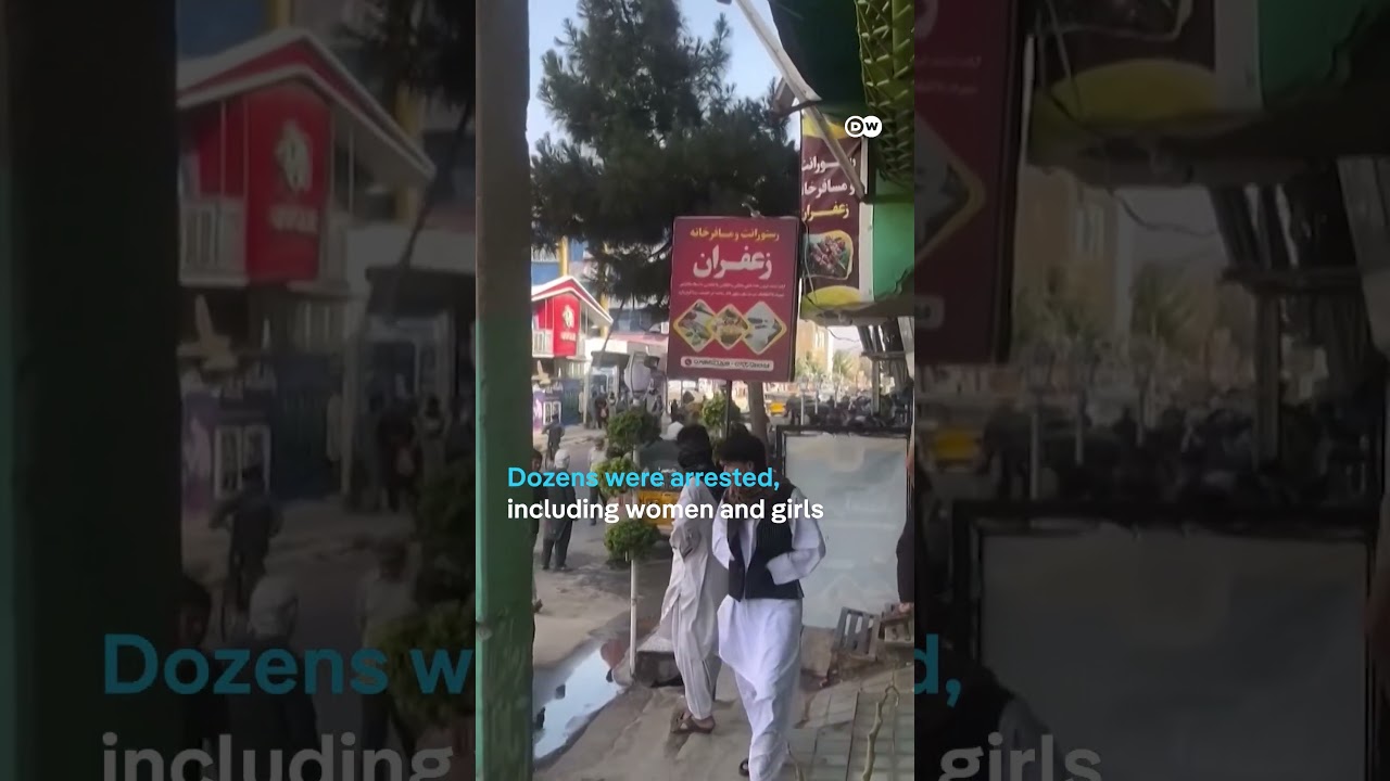 Afghan security officials crack down on women&rsquo;s rights protest | DW News