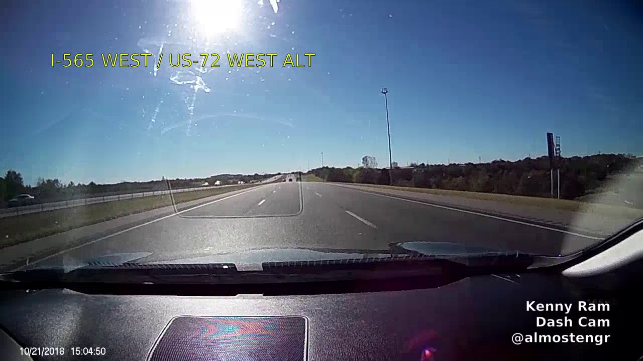 Huntsville to Birmingham, Alabama; October 2018