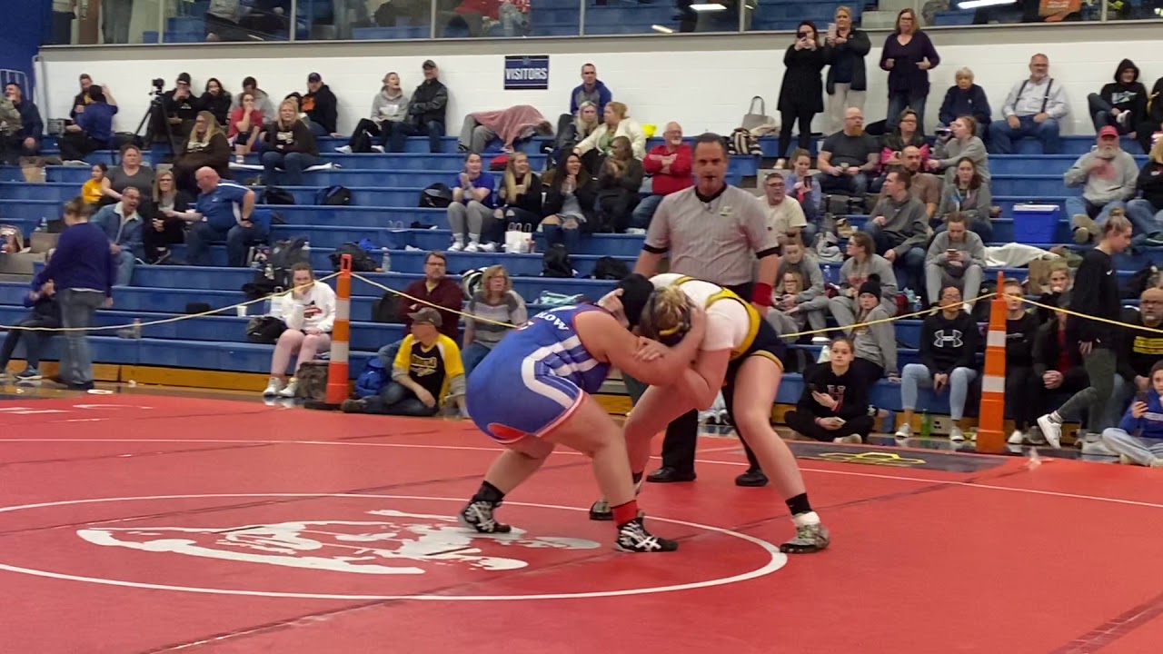 170lbs FINAL Elizabeth Harlow Greenview v  Bailey Hackett Brookfield