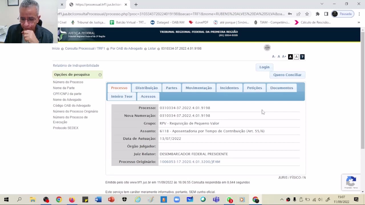 02 COMO ACOMPANHAR RPV NA 2ª INST  JUSTIÇA FEDERAL