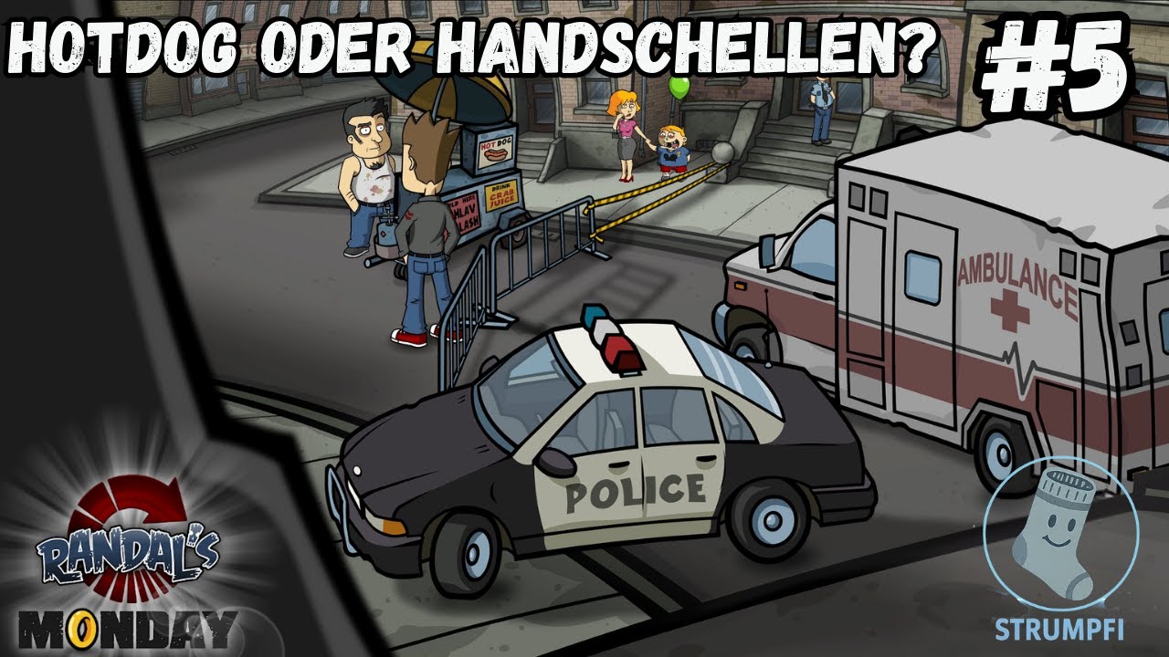 👮🌭Absperrung, Hotdogs & ein charmanter Cop! - Let's Play Randal’s Monday – Folge 5