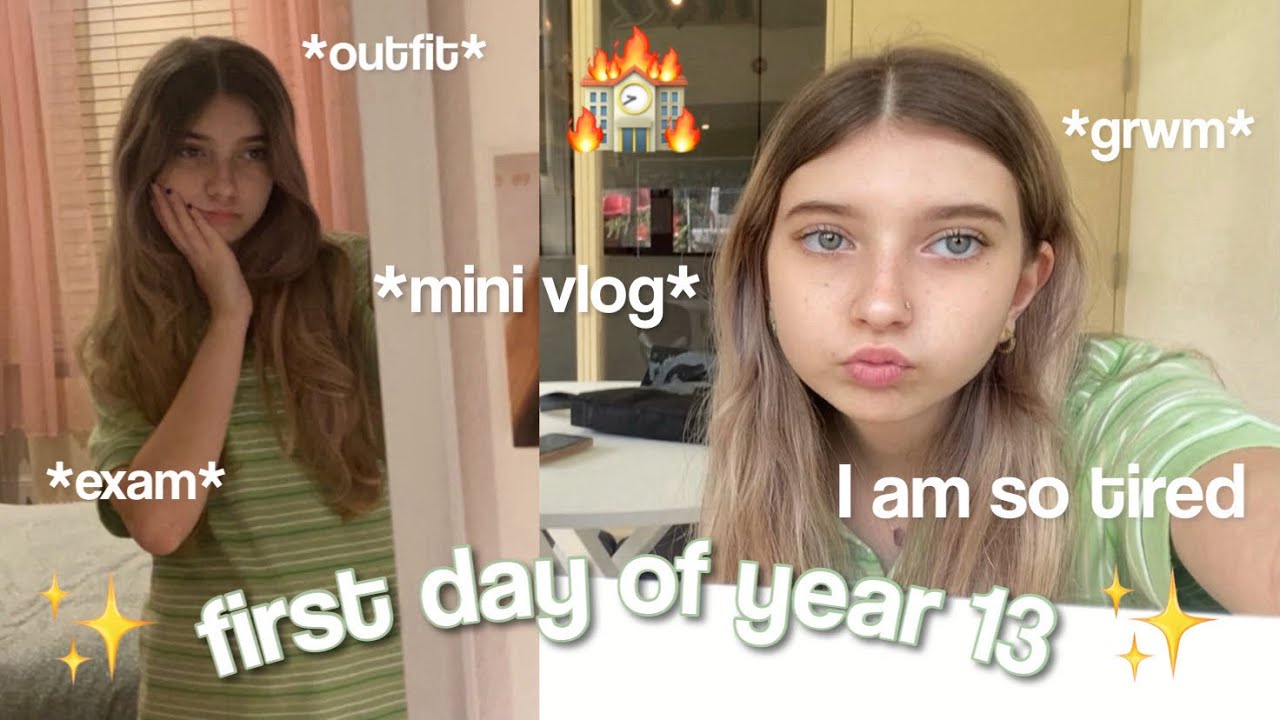 GRWM for the first day of school