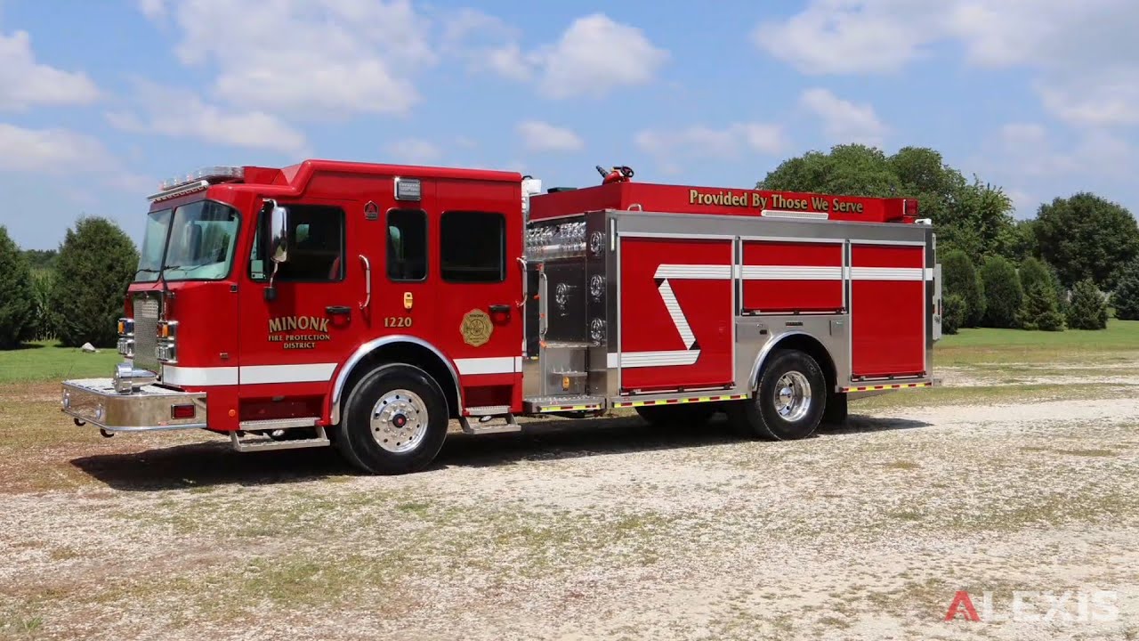 MINONK FIRE PROTECTION DISTRICT - ALEXIS TOP MOUNT EQUALIZER PUMPER #2589 - MINONK, ILLINOIS