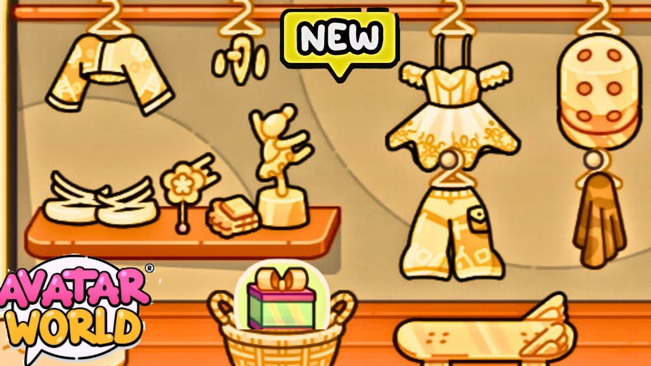 Update! Unlock Secret Golden Outfit in Avatar World | Gul World #avatarworld   #tocaboca #fypviralシ