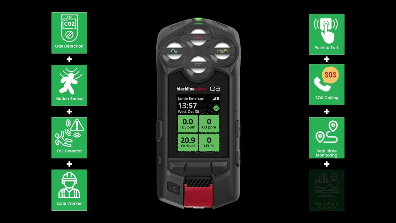 One Device. Complete Worker Protection #ConnectedSafety #BlacklineG8 @BlacklineSafety