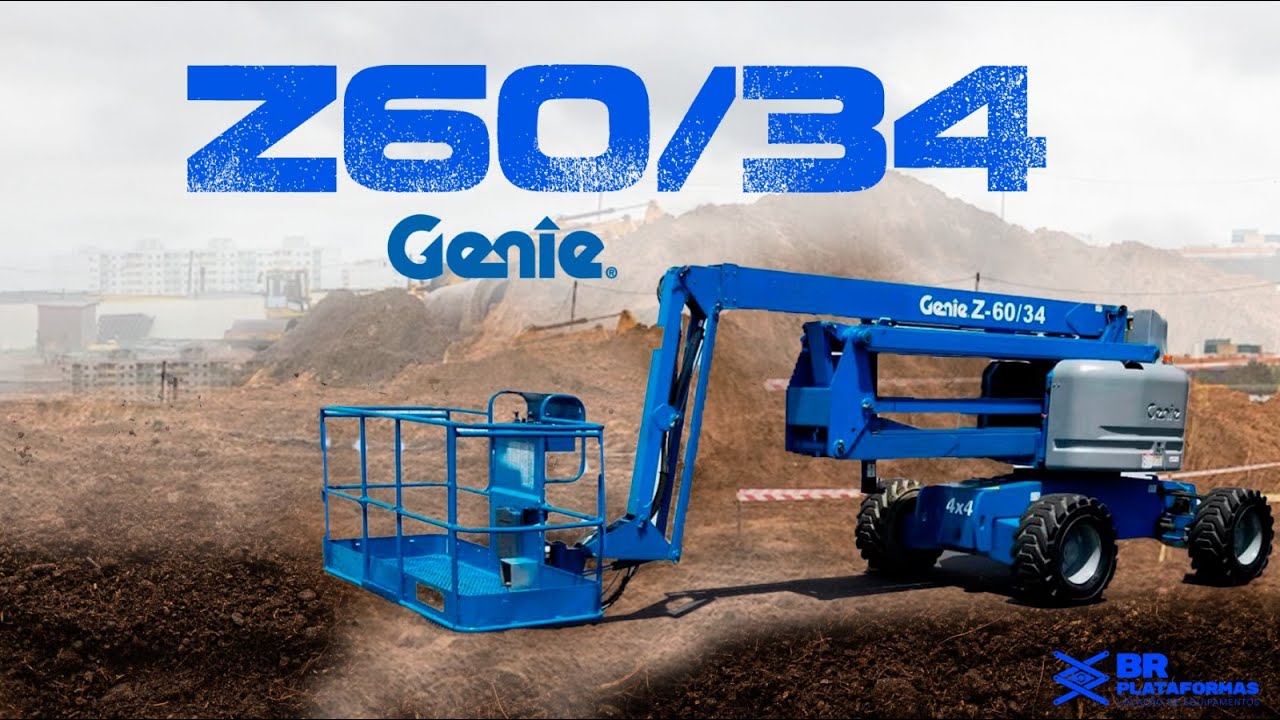 PLATAFORMA ELEVATORIA Z60 DA GENIE BR PLATAFORMAS