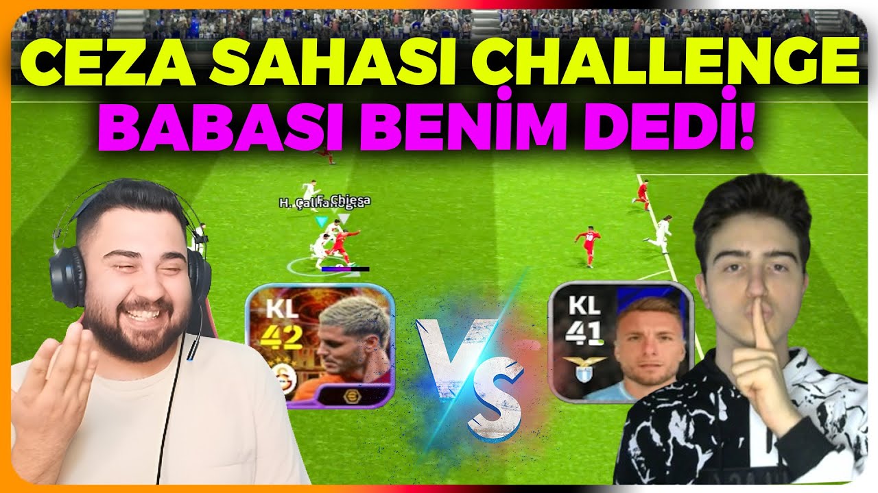 TOLGA CEZA SAHASI CHALLENGE'IN BABASI BENİM DEDİ!😎 KALEDE IMMOBILE VS ICARDI! eFootball Mobile 2024