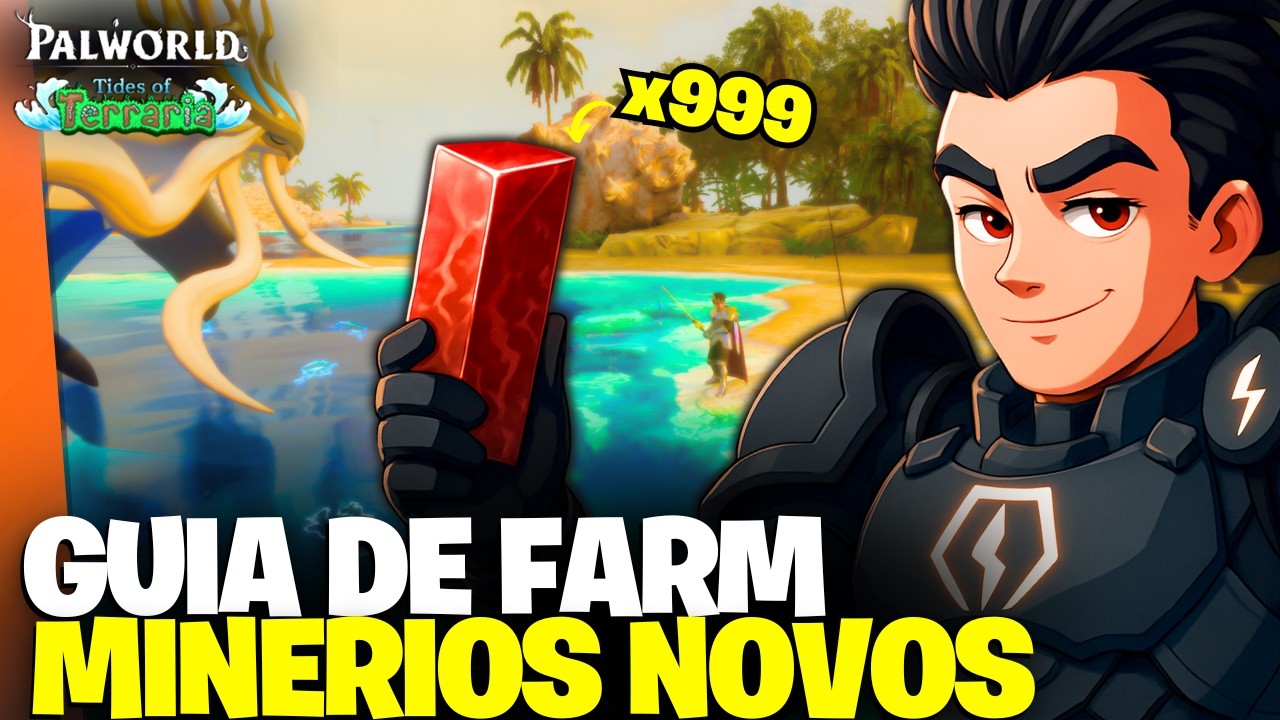 COMO E ONDE FARMAR MARGANÊS NO PALWORLD TIDES OF TERRARIA