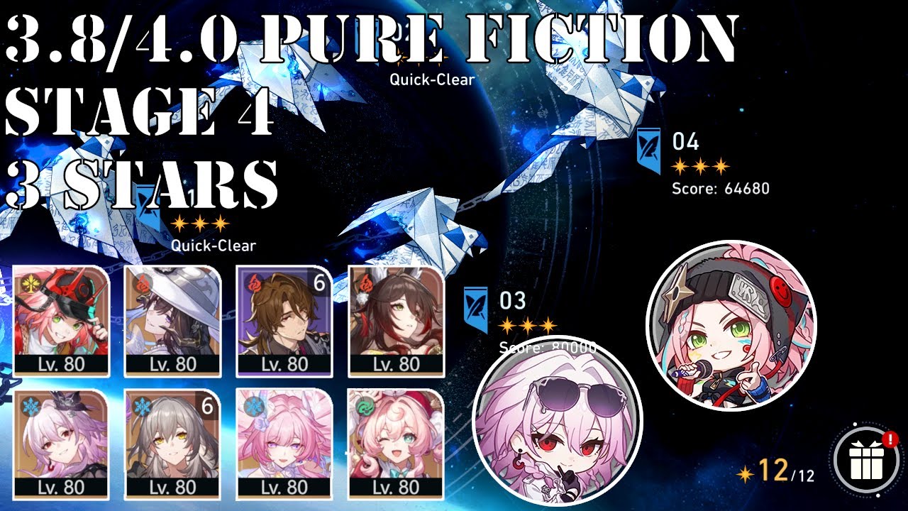 Rappa Superbreak & Evernight Hypercarry | 3.8/4.0 Pure Fiction - Stage 4 (3 stars)