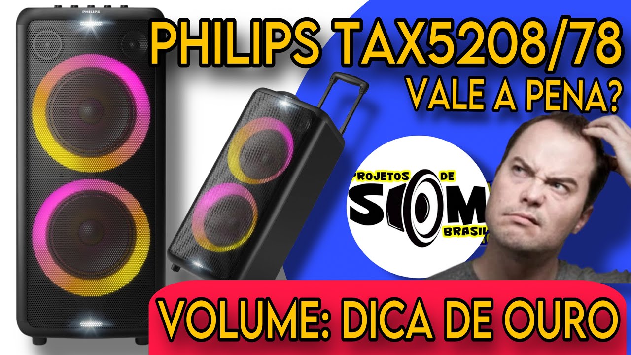 Party Speaker Philips bluetooth TAX5208/78 é boa?