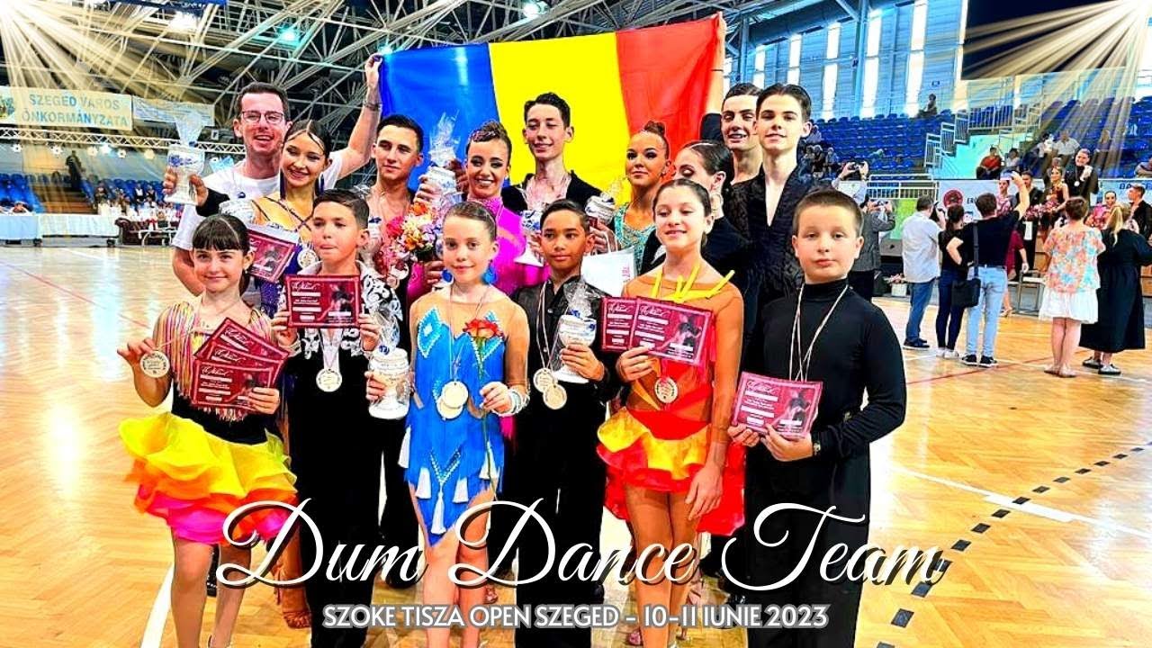 Prize presentation ceremony Szoke Tisza Open 2023 - Dum Dance Team Arad