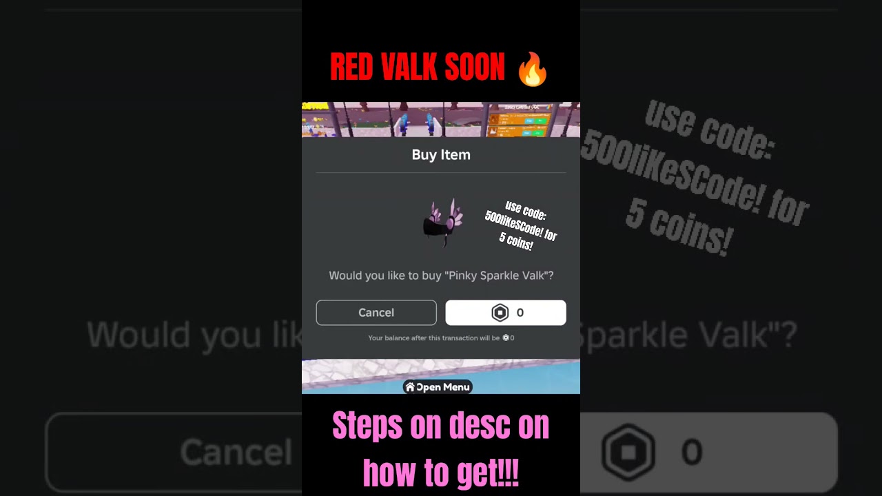 OBTAINING PINK SPARKLE VALK 💝 #7 (FREE UGC LIMITED)