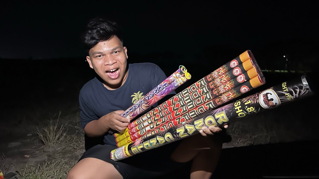 NYUMET SEMUA MERCON ROMAN CANDLE JUMBO MALAM HARI!!! SPESIAL TAHUN BARU 2023