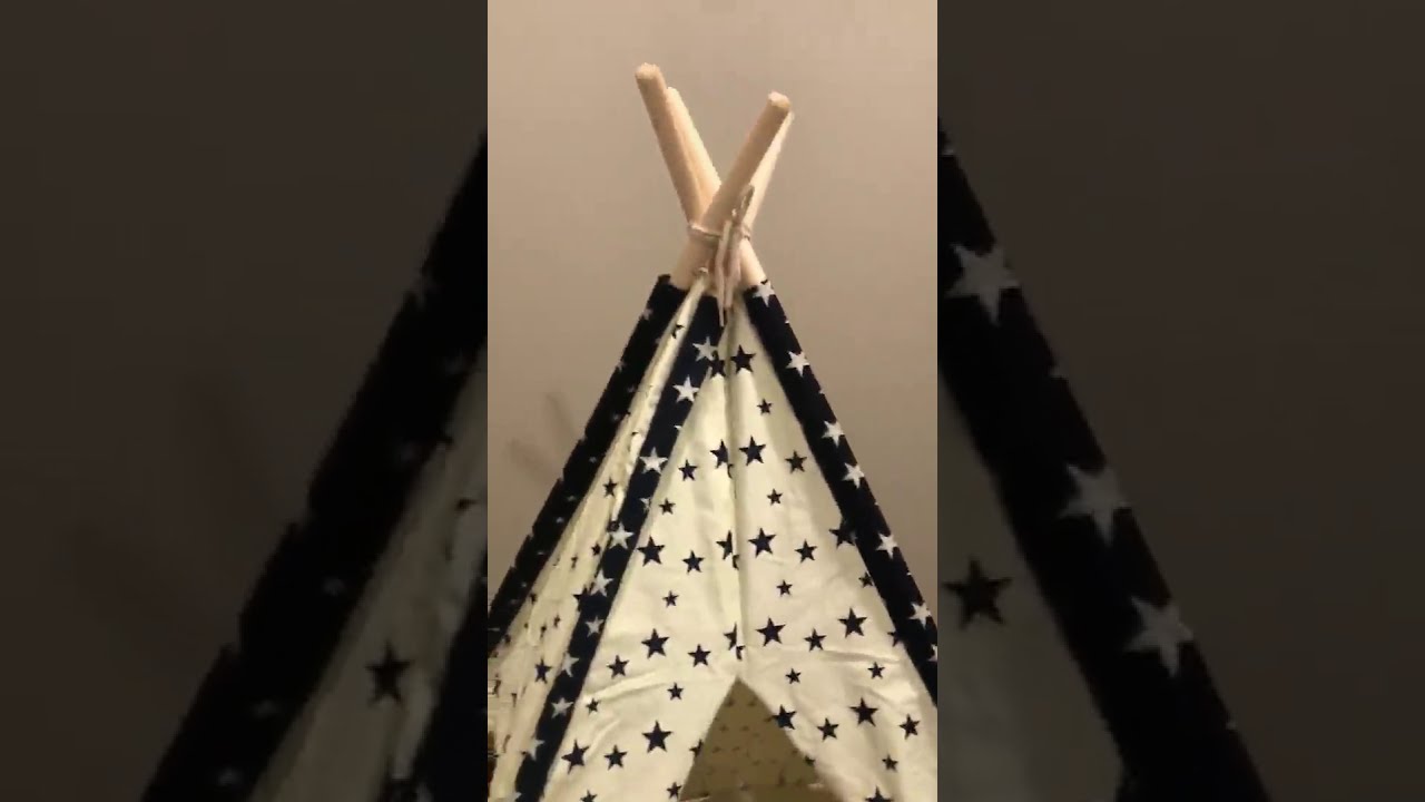 Arkmiido Teepee Tent for Kids Foldable Play Tent, So much fun for playing, reading, and napping!