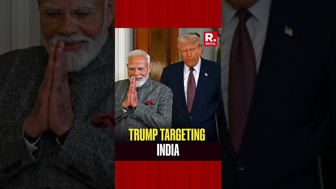 Arnab Claims, 'Trump Is Trying To Pressurise India To Sign The Trade Deal'