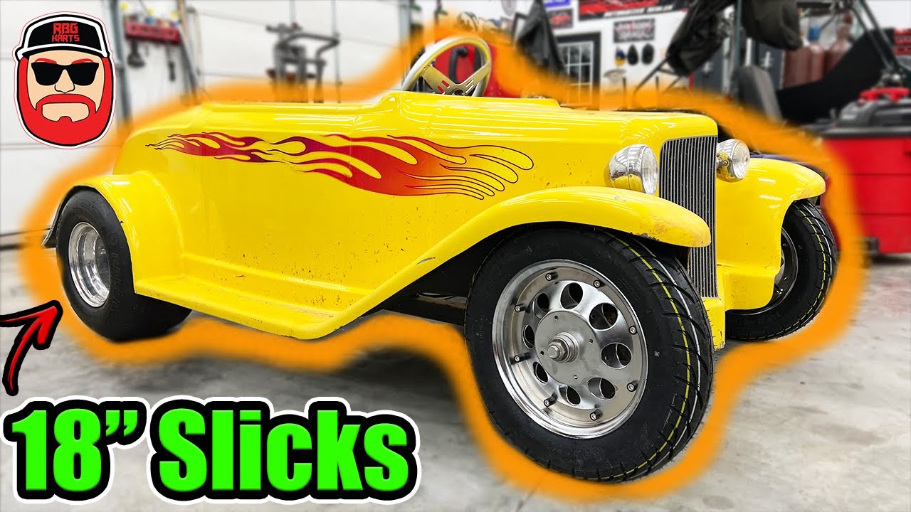 1932 Ford Hot Rod Go Kart Gets Slicks ~ Ep2