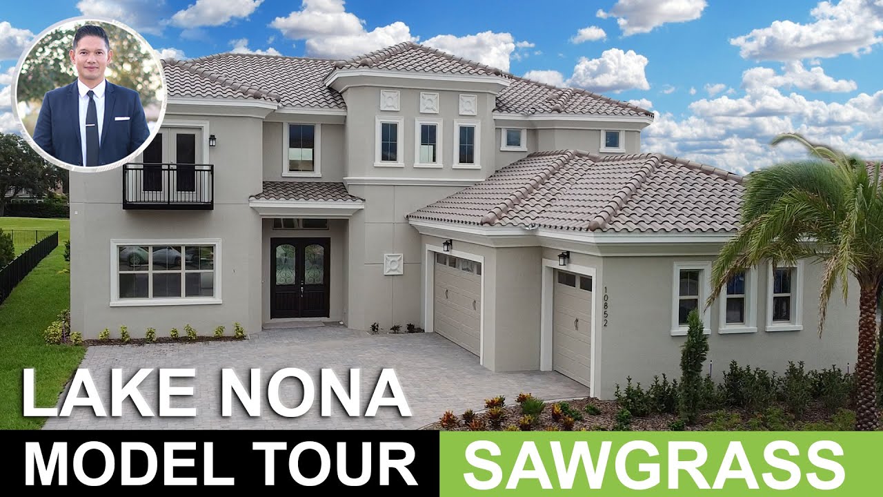 Orlando Luxury Model Home Tour | Sawgrass II Plan | Lake Nona | Double Master | Orlando Realtor