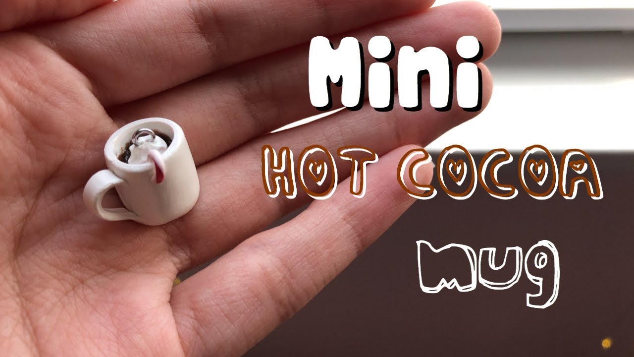 Mug of Hot Chocolate | Polymer Clay TUTORIAL