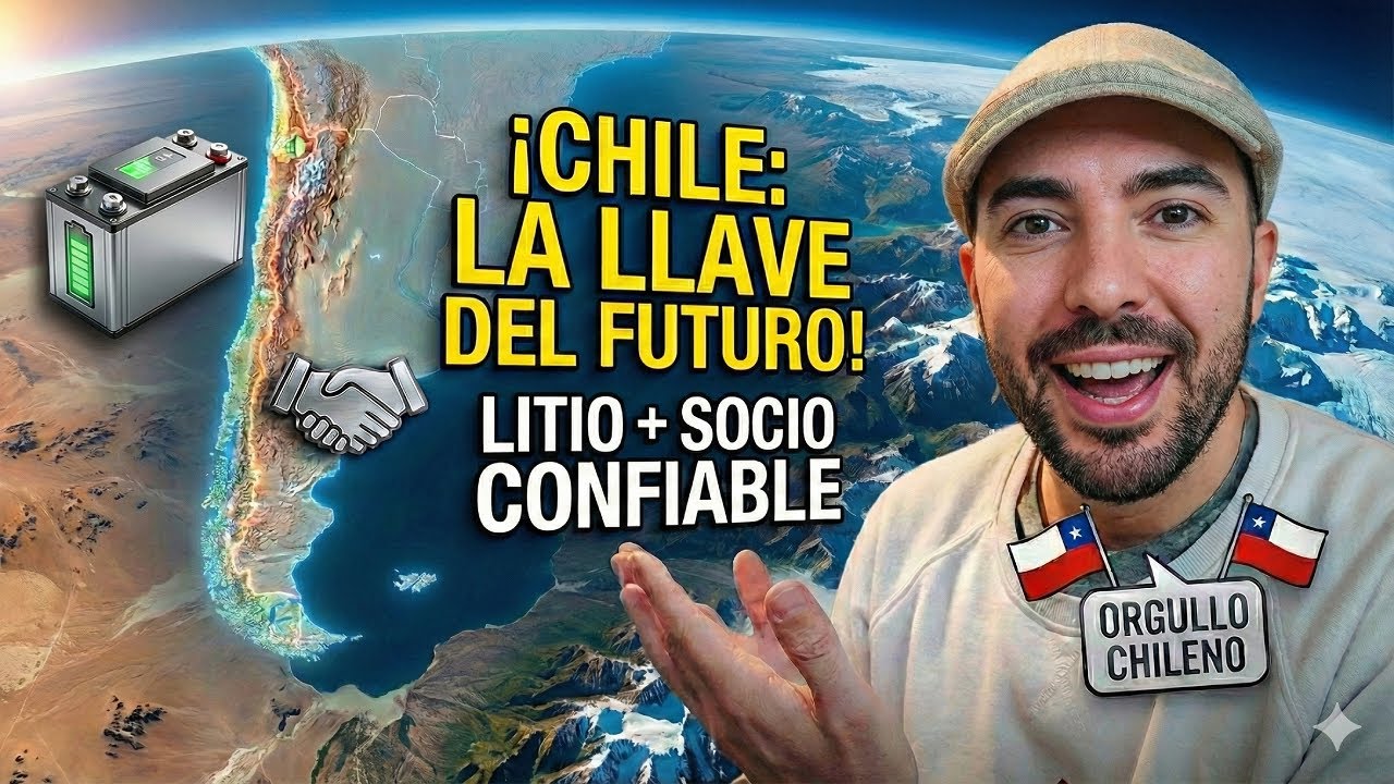 CHILE ES LA LLAVE DEL FUTURO DEL MUNDO 🇨🇱 | LITIO, ESTABILIDAD Y UN SOCIO CONFIABLE