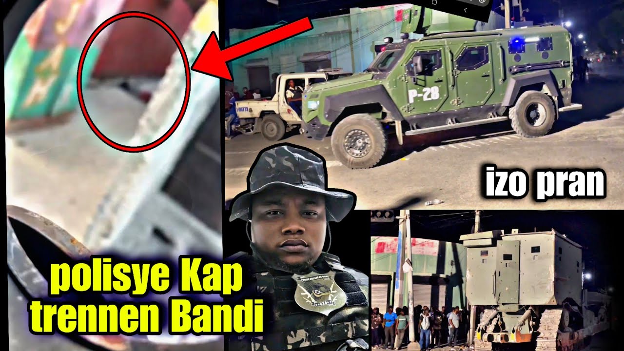 Video polisye kap trennen Bandi Izo yo anba lavil _ endividi al dèyè kidnape MARVEL DANDIN LAKAY LI