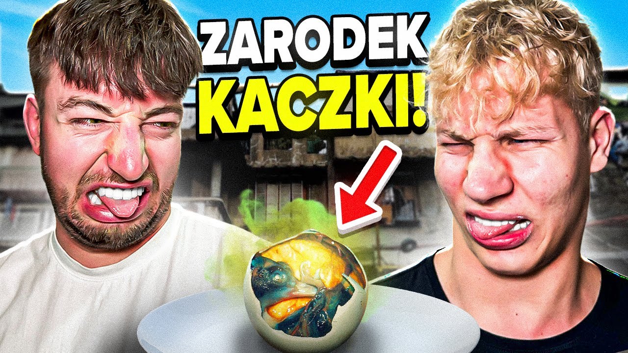 TESTUJEMY NAJGORSZE JEDZENIE NA FILIPINACH 🇵🇭 *BALUT EGG*