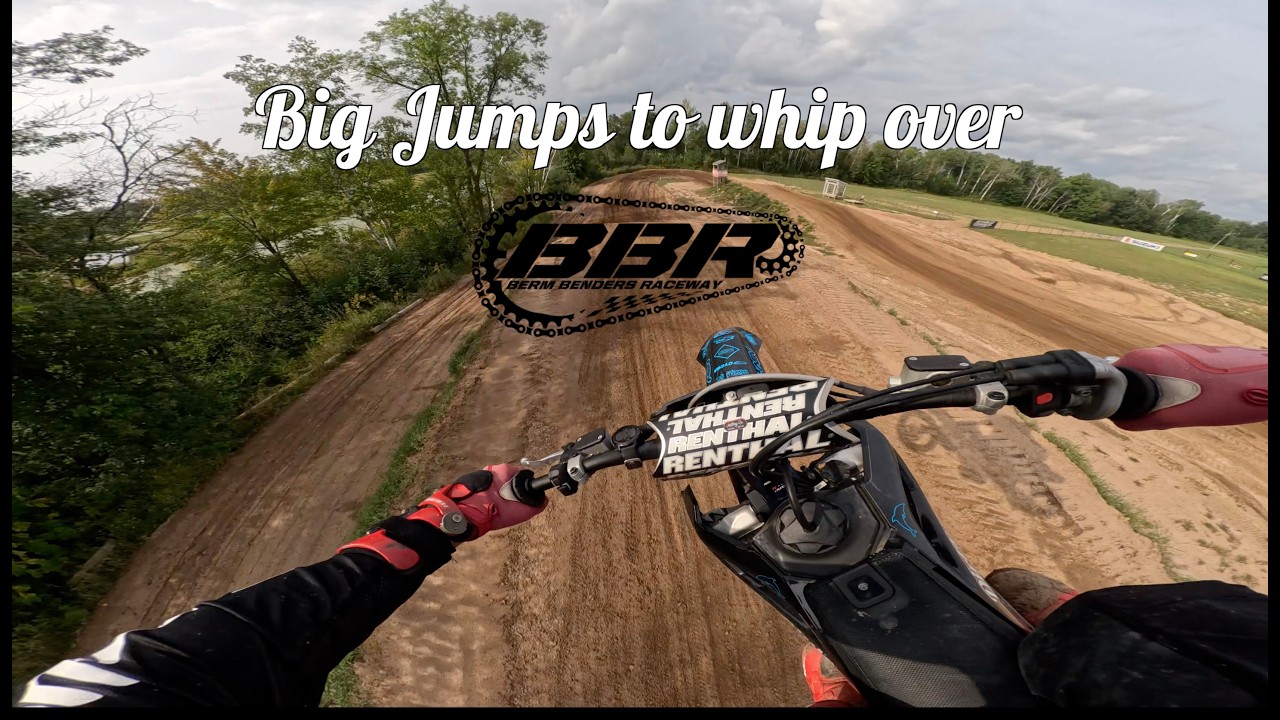 HUGE JUMPS +  NEW TRACK LAYOUT - BERM BENDERS RACEWAY