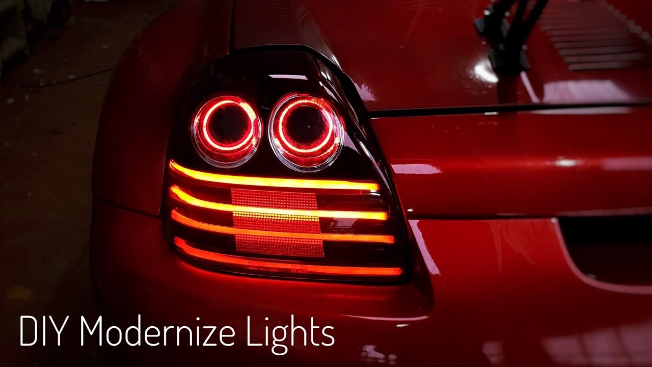 How to customize tail lights - diy - mr2 Spyder turbo