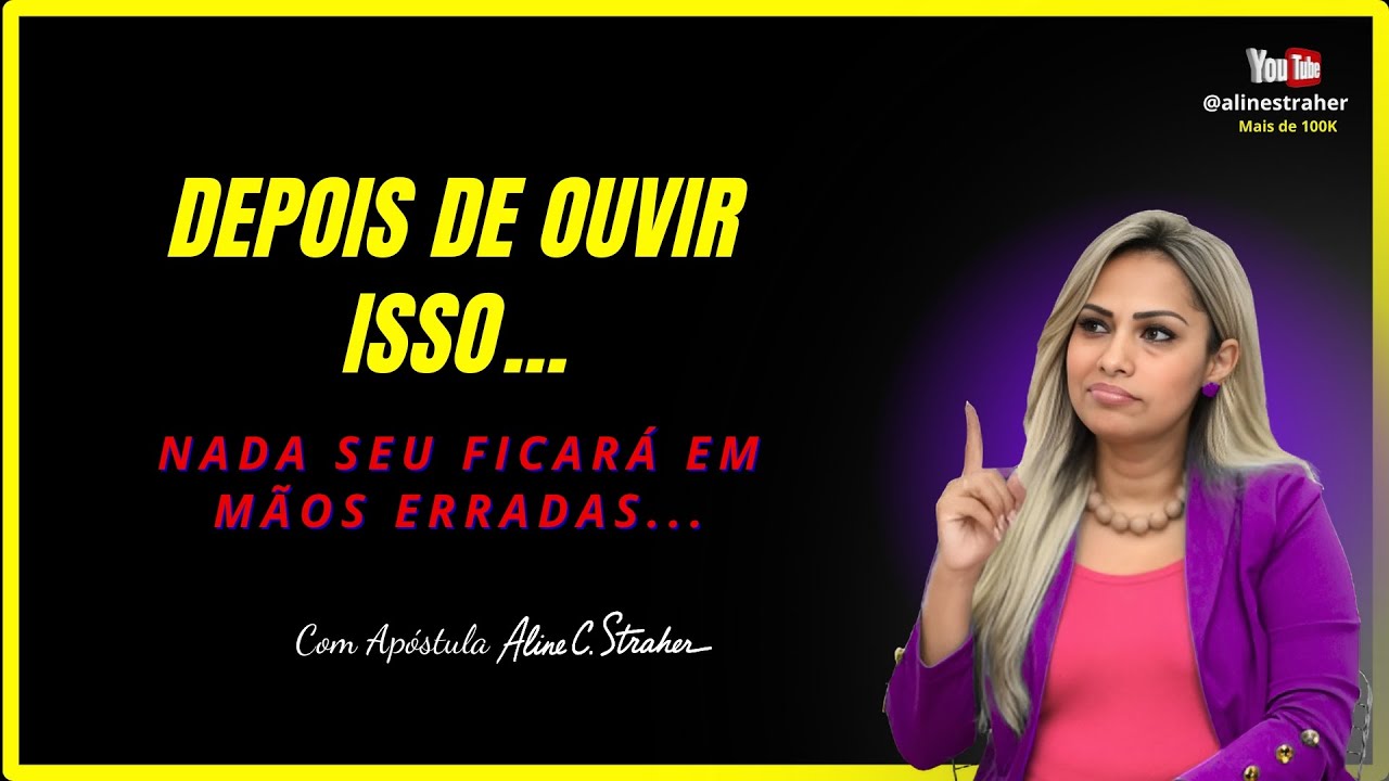 VOCE PRECISA OUVIR ISSO: NADA SEU FICAR&Aacute; EM M&Atilde;OS ERRADAS...