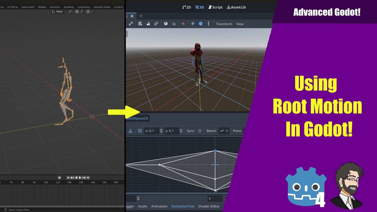 Используем Root Motion в Godot 4!