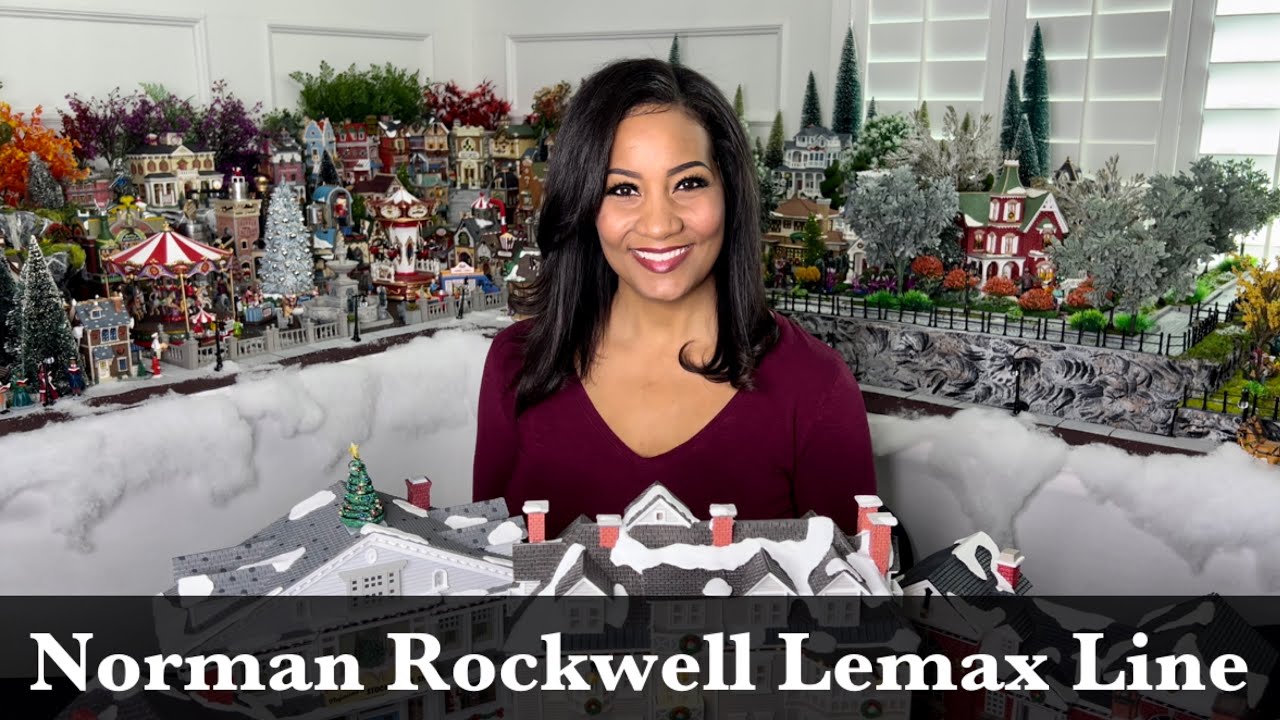 New Lemax Line: Norman Rockwell