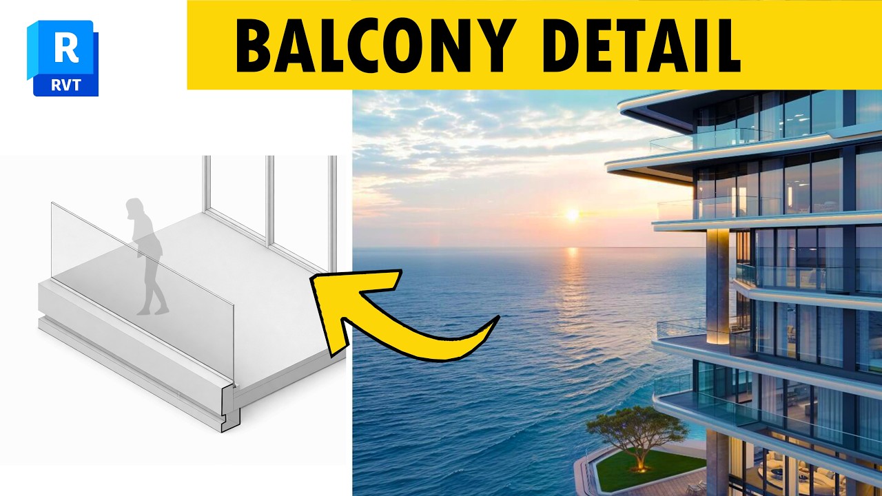 Balcony Detail Explained in 13 Mins | Revit Section to Real Building