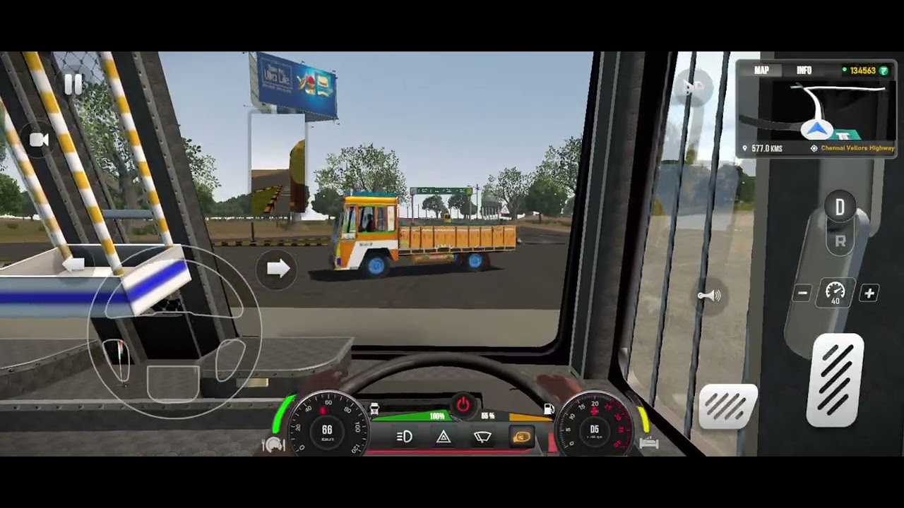 Indian truck and indian map