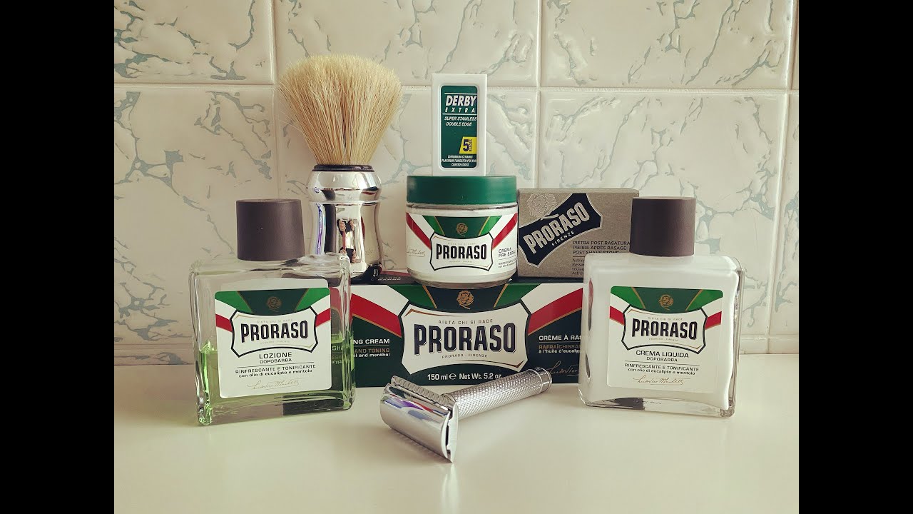 Proraso Green, DERBY EXTRA Green und Mühle R89