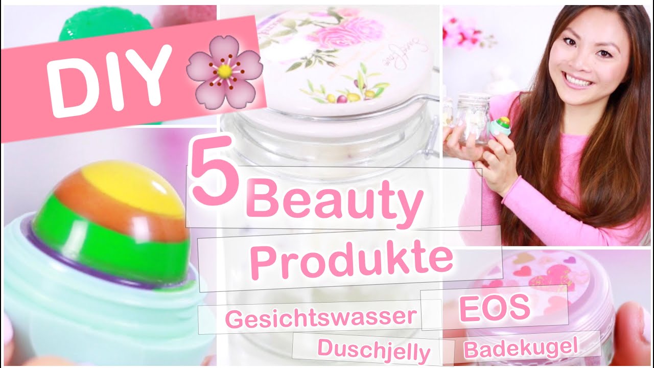 DIY BEAUTY PRODUKTE - EOS, GESICHTSWASSER, BADEKUGEL, DUSCHJELLY selber machen | Mamiseelen