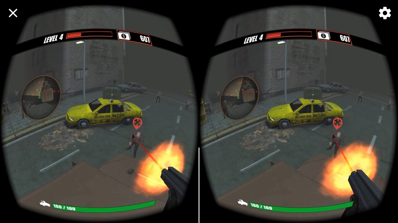 The Zombie Shooter VR box 360