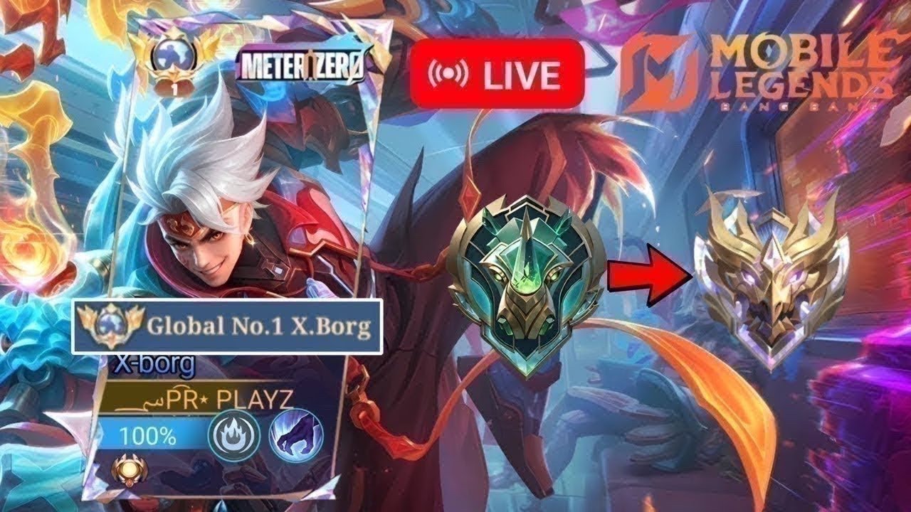 GLOBAL NO.1 X-BORG IS LIVE , ROAD TO IMMORTAL 500 STARS