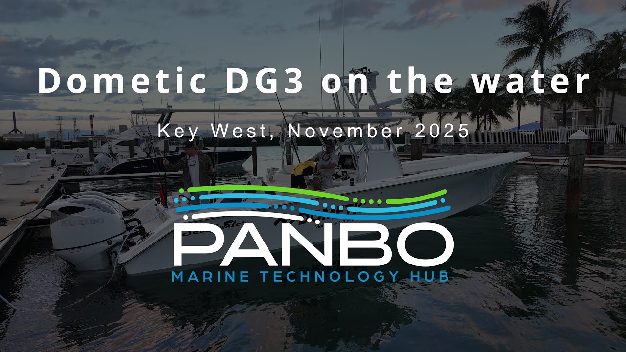 Dometic DG3 Gyro Stabilizer on the water