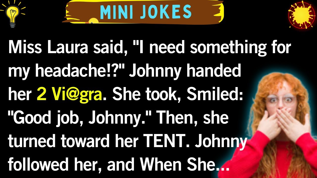 Funny Daily Jokes: 🤣 Little Johnny's Medicine Mix-Up! BEST JOKE OF THE DAY!