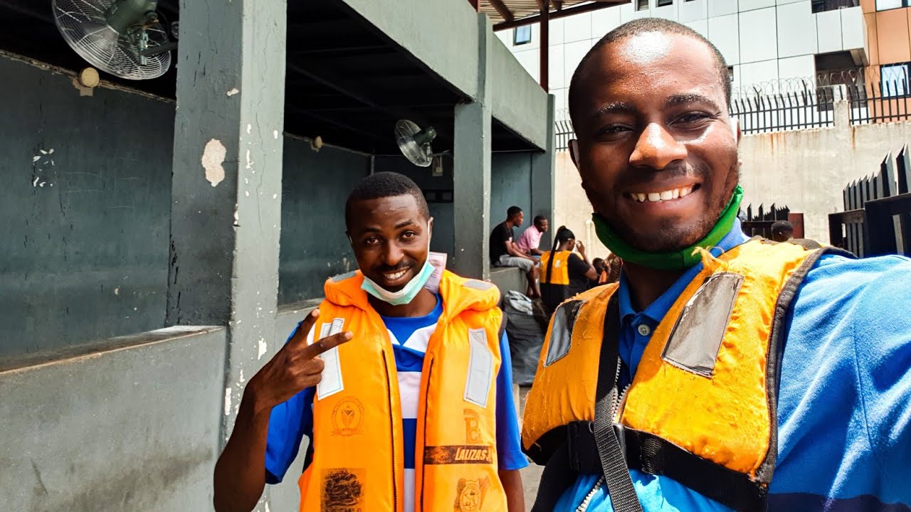 Ferry trip from Ikorodu to Oniru in Lagos, Nigeria. 2021.