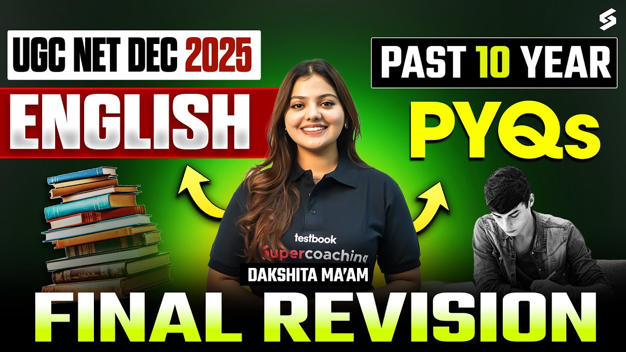 UGC NET English Literature Marathon Class | UGC NET English Previous Year Questions By Dakshita Mam