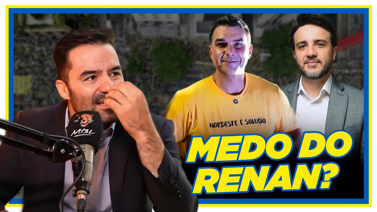 FL&Aacute;VIO BOLSONARO TENTA COPIAR RENAN SANTOS E PASSA VERGONHA | E Detalhe | Arthur do Val | 23/03/2026
