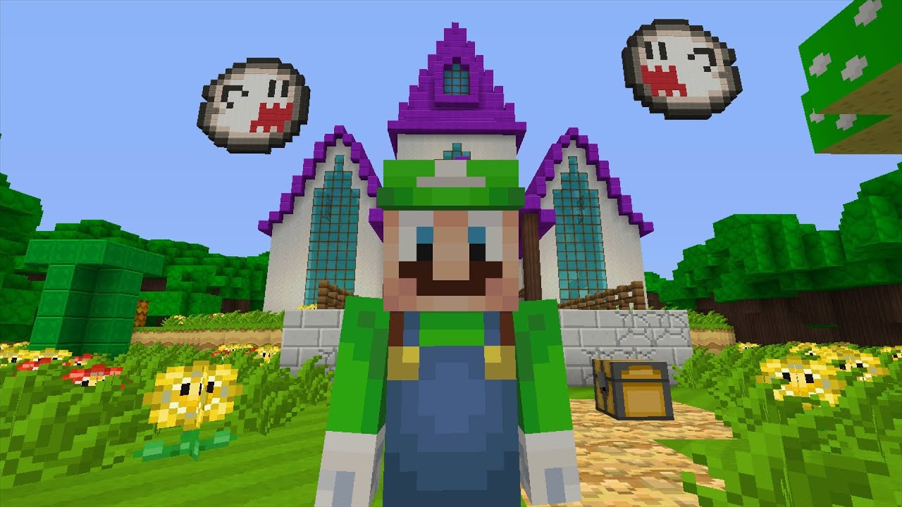 Minecraft Wii U - Super Mario Series - Luigi's Mansion [11]